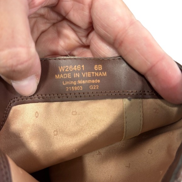 Cole Haan Chrystie Tall Leather Square Toe Block Heel Knee High Boots Size 6 - Picture 9 of 9